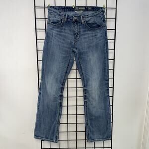 BKE Denim Derek Straight Jeans Mens 31R Bootcut‎